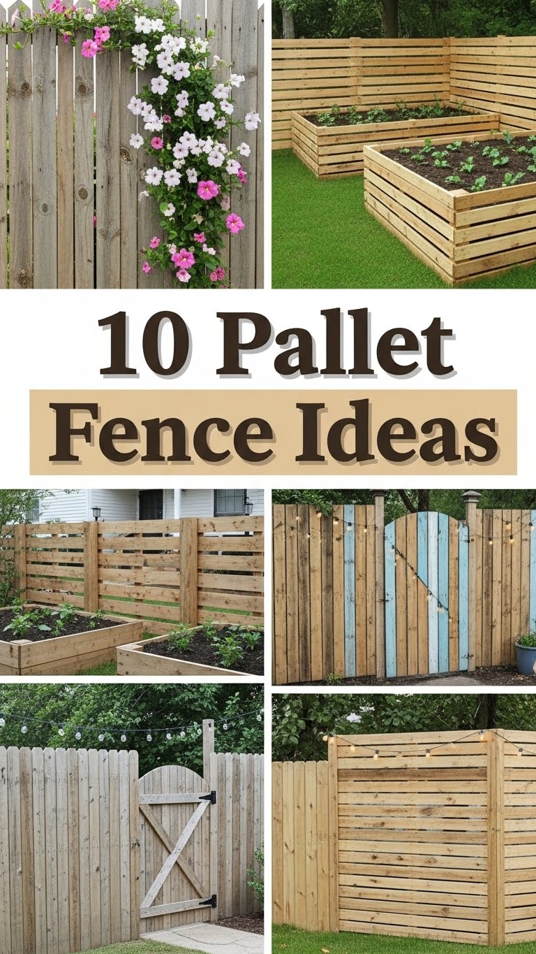 10 Pallet Fence Ideas