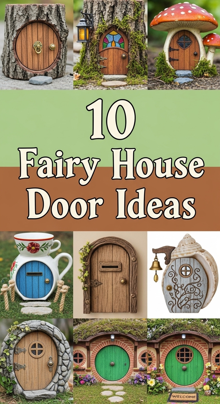 10 Fairy House Door ideas