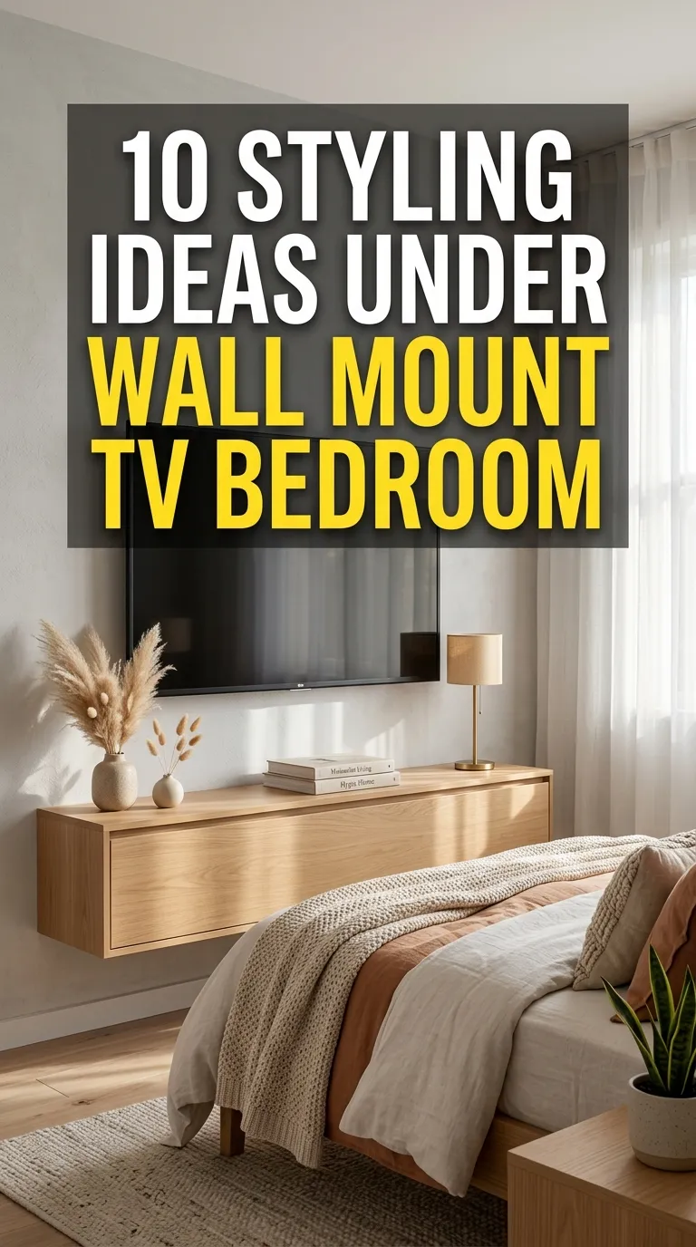 10 Styling Under Wall Mount Tv Bedroom