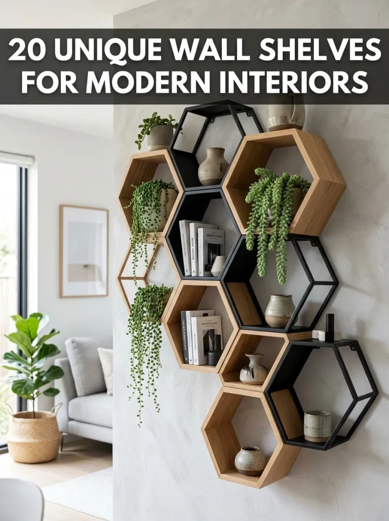 20 Unique Wall Shelves for Modern Interiors