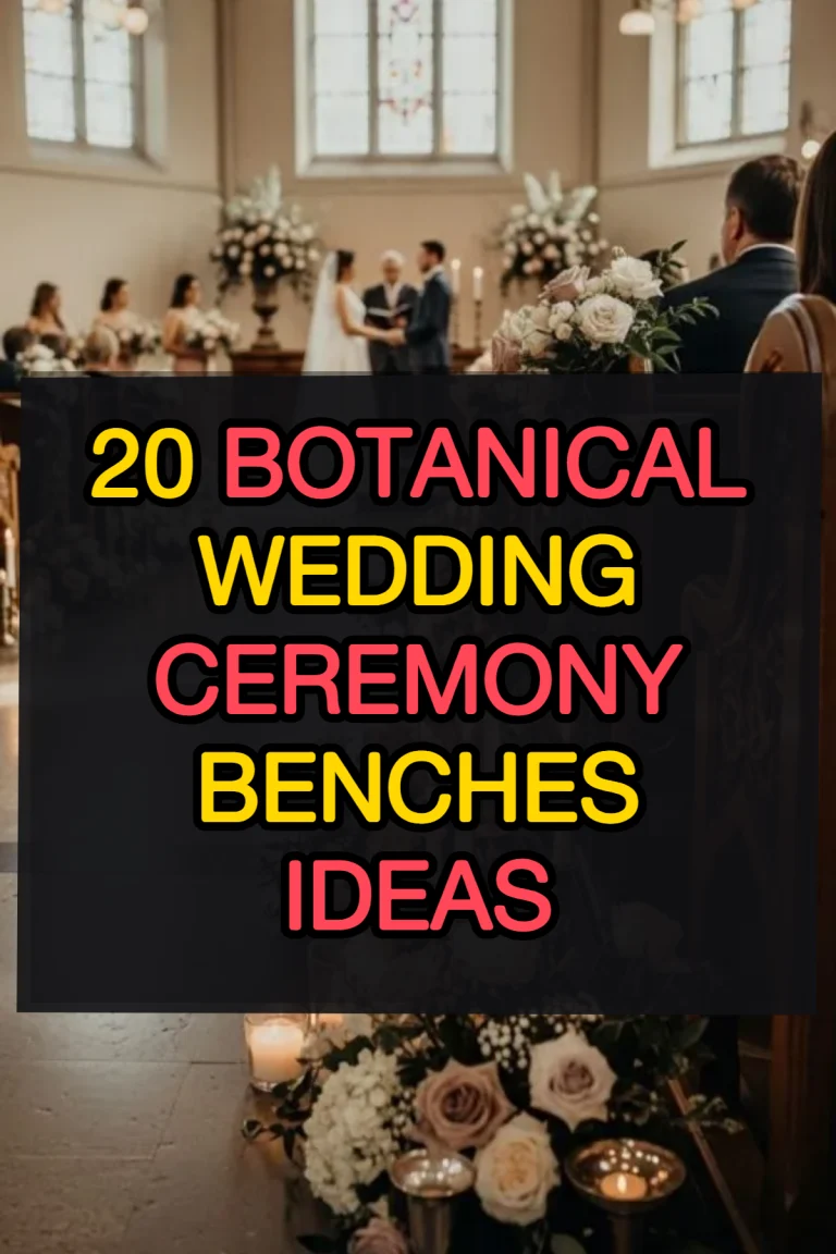 20 wedding Ceremony benches ideas