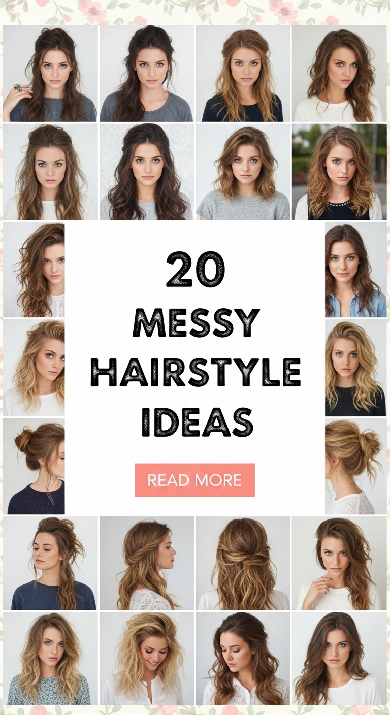 20 Messy Hairstyle Ideas