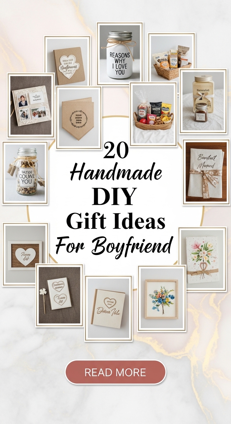 20 Handmade DIY Gift Ideas For Boyfriend