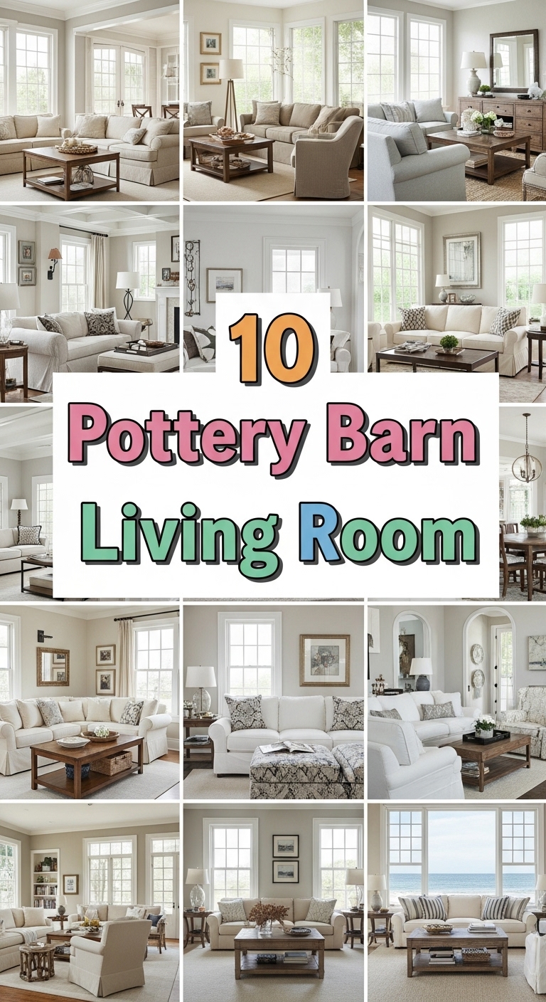 10 Pottery Barn Living Room