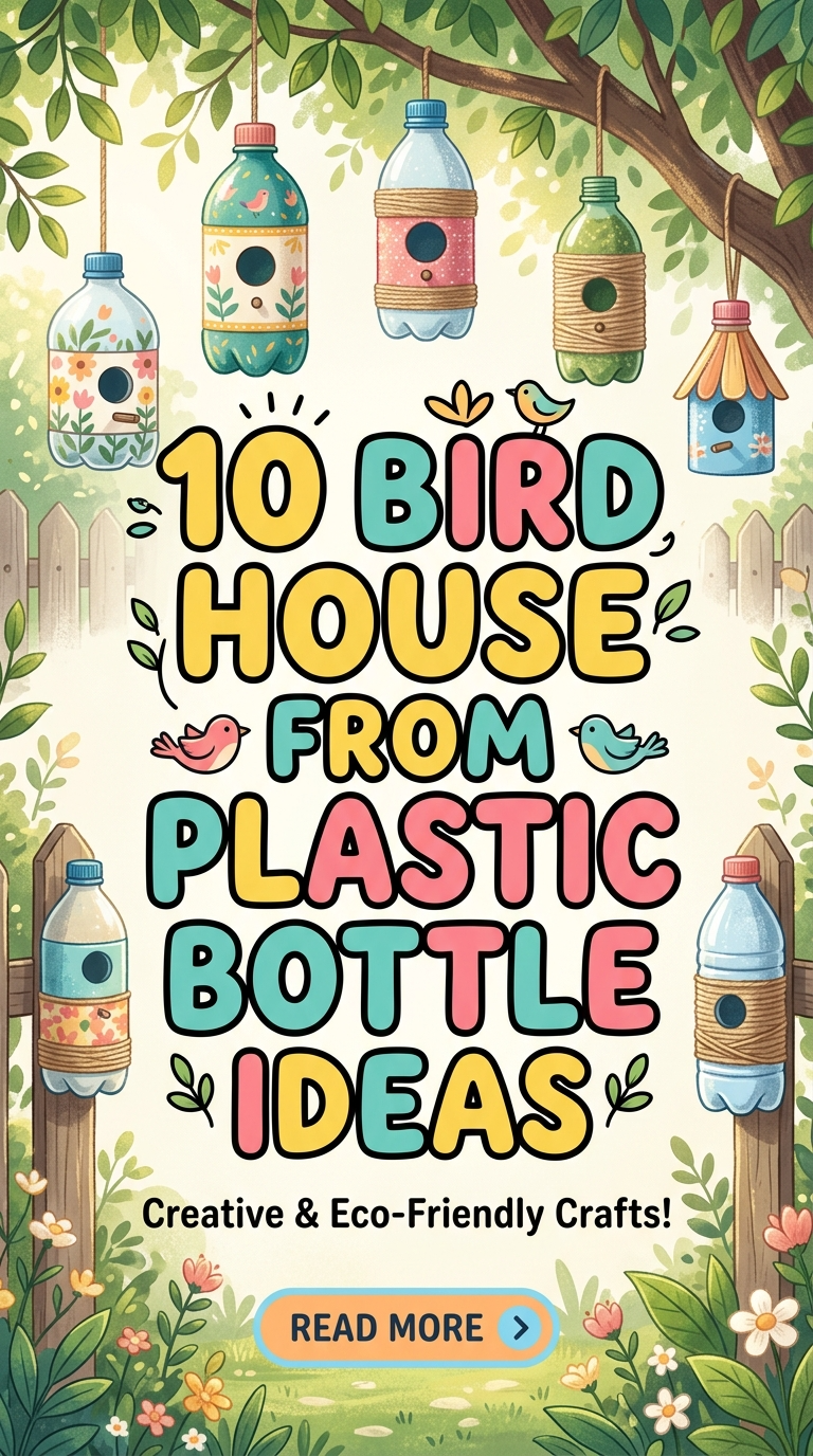 10 Bird House From Plastic Bottle Ideas