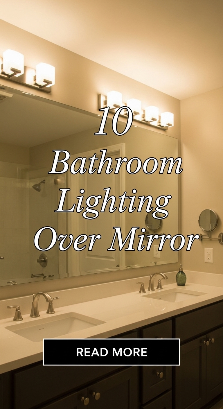 10 bathroom lighting over mirror