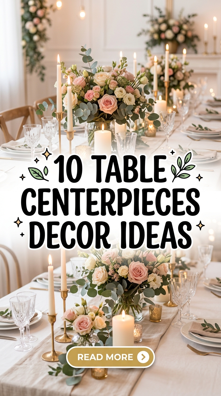 10 Table Centerpieces Decor Ideas