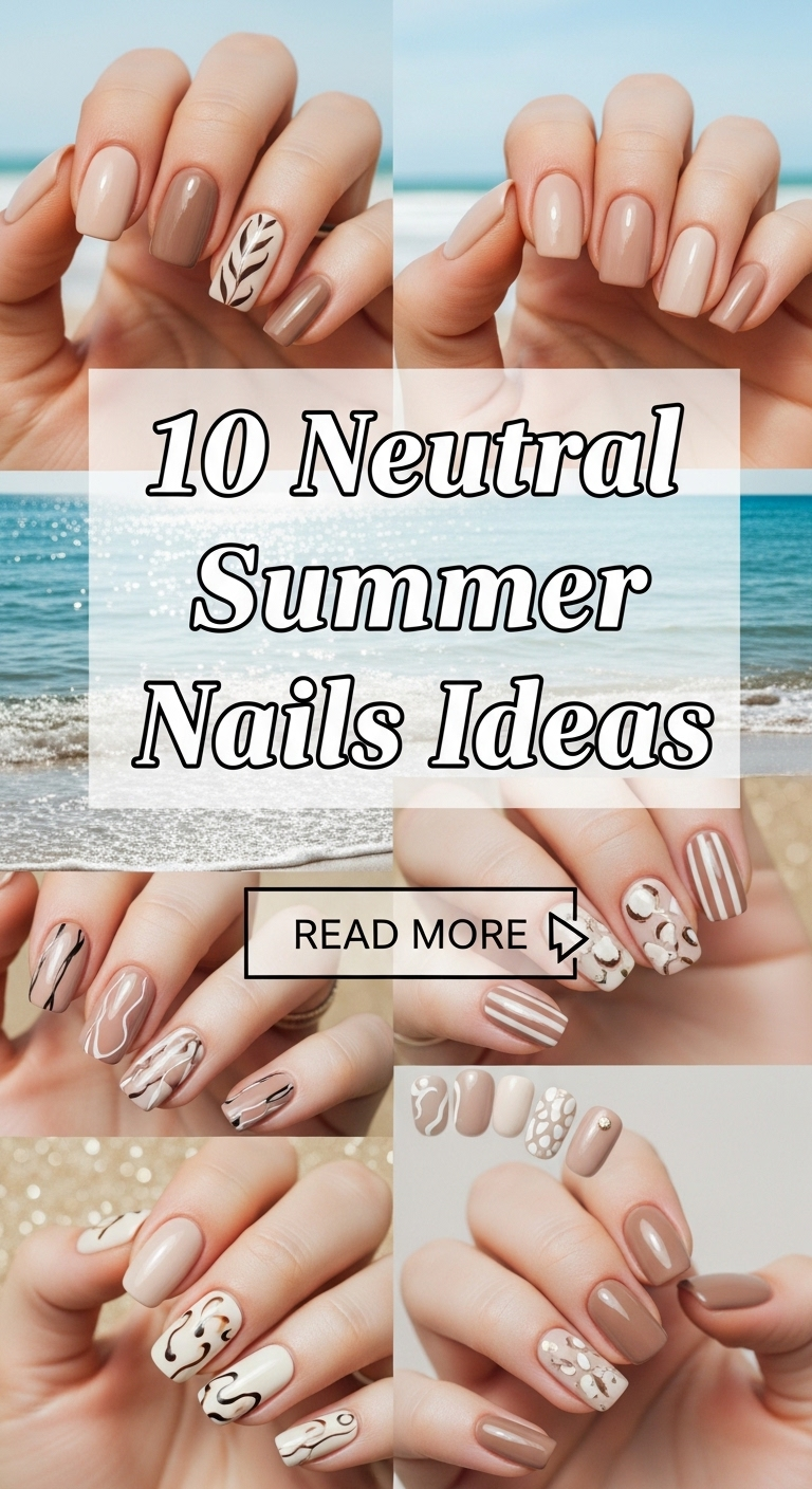 10 Neutral Summer Nails Ideas