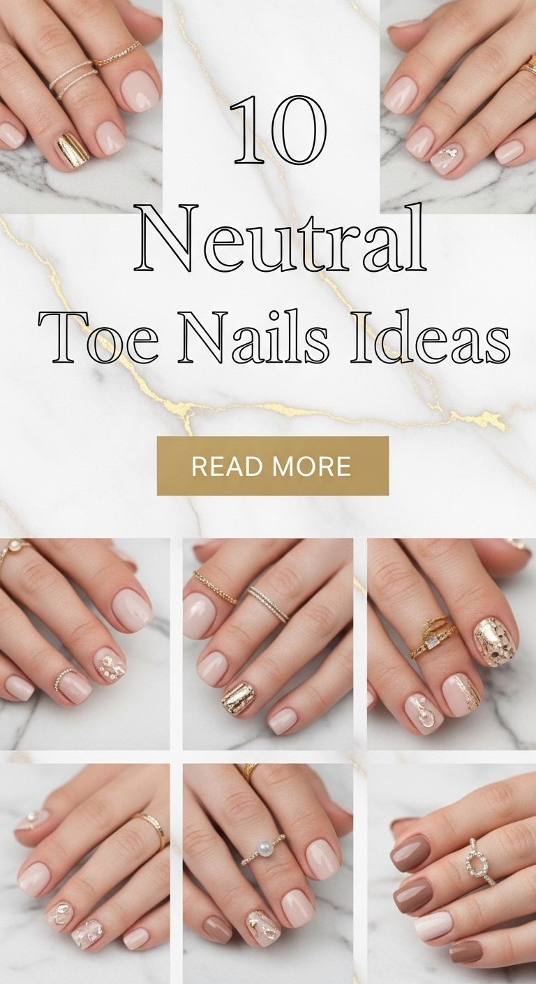 10 Neutral Toe Nails Ideas
