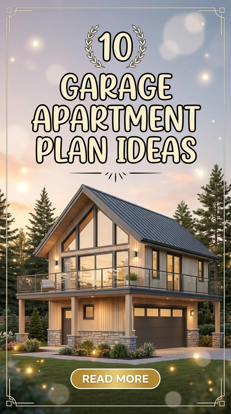 10 Garage Apartment Plan Ideas