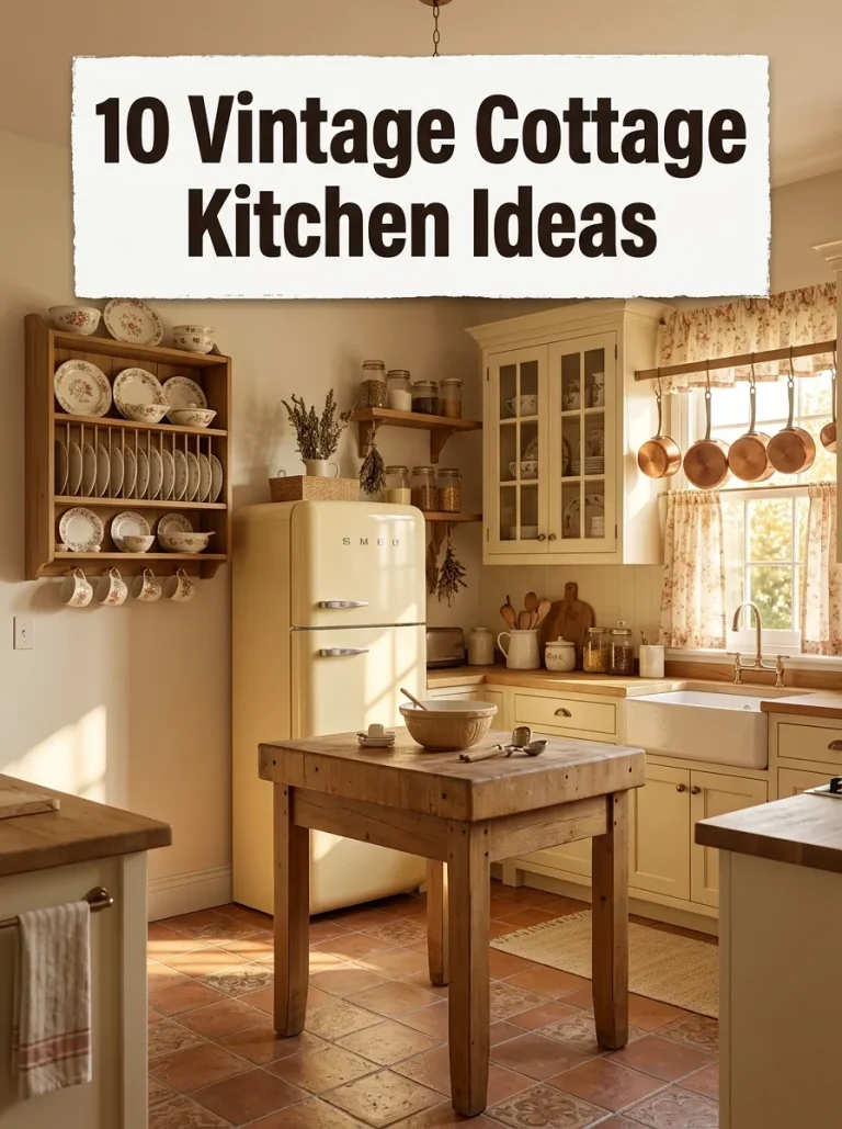 10 vintage cottage kitchen ideas