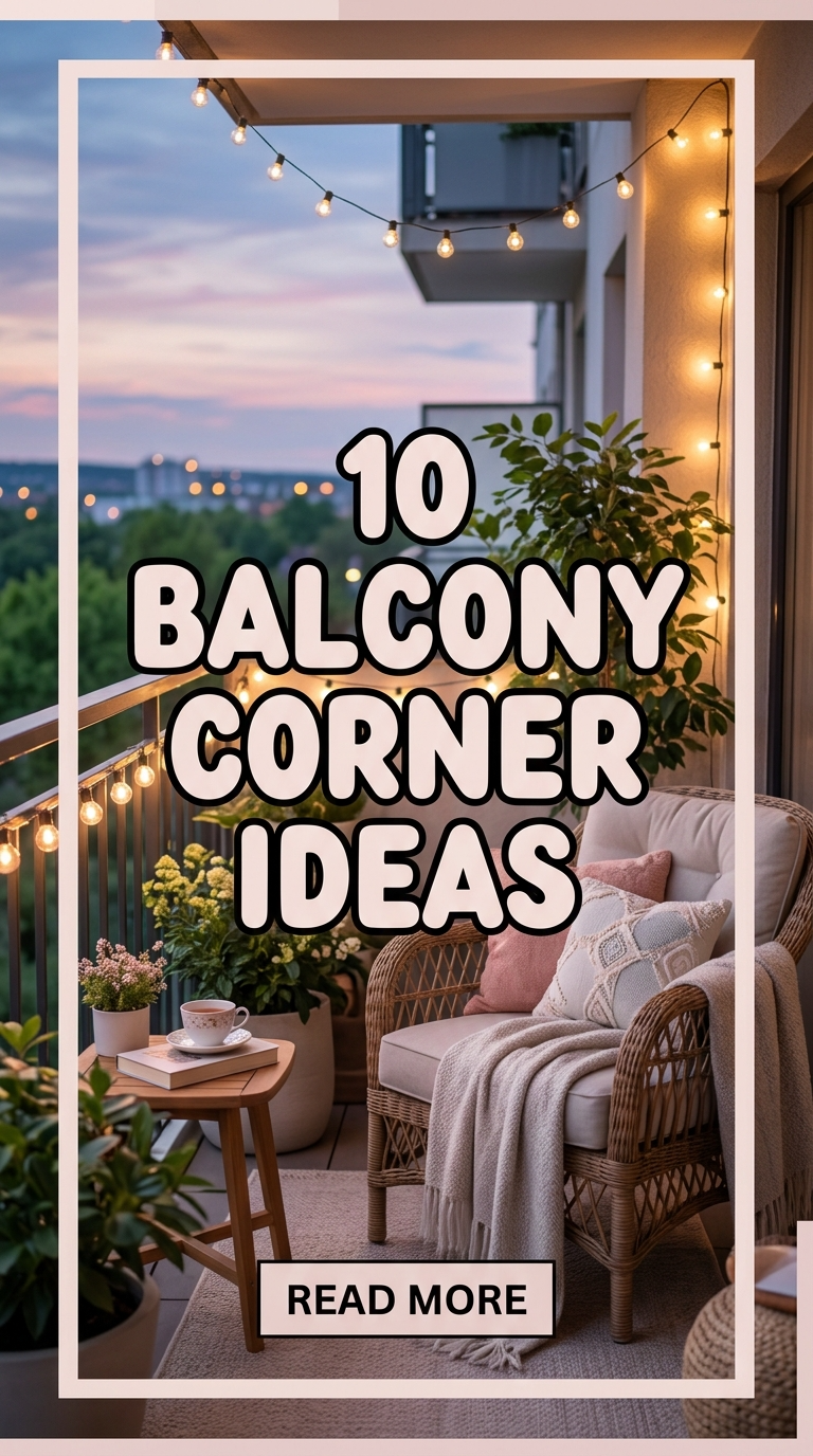 10 Balcony Corner Ideas
