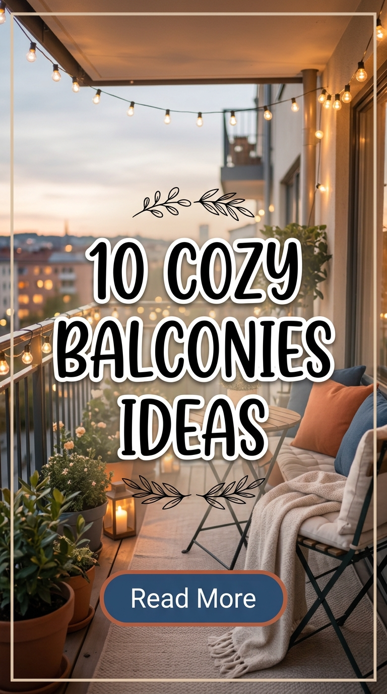 10 Cozy Balconies Ideas