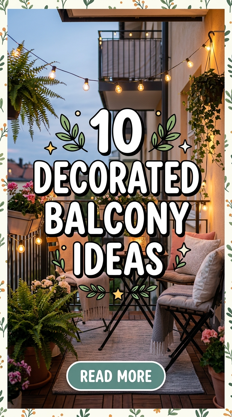 10 Decorated Balcony Ideas