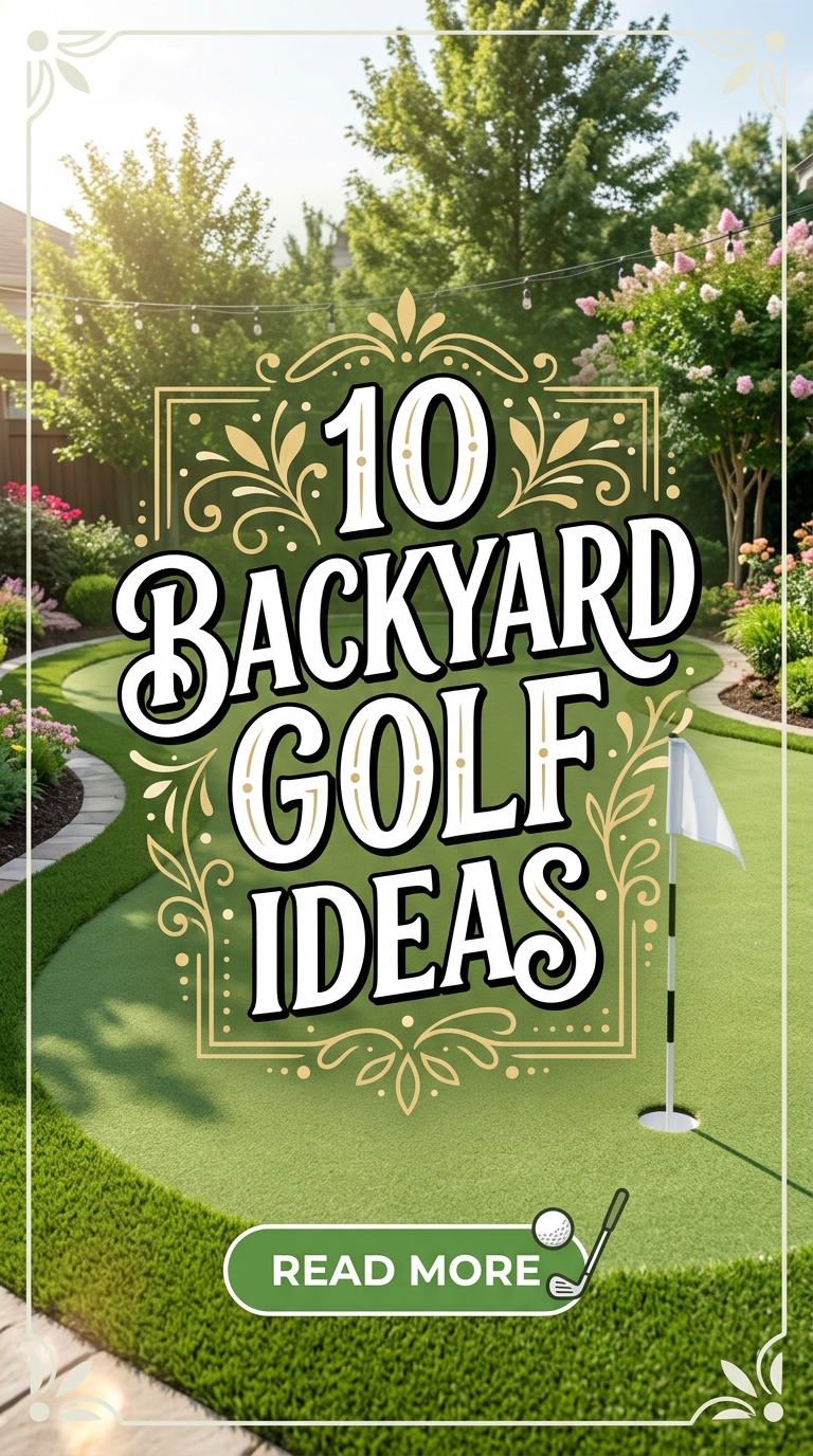 10 Backyard Golf Ideas