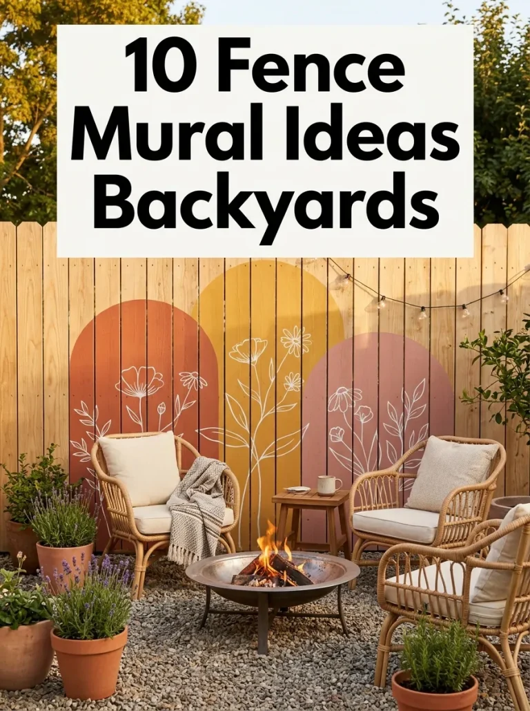 10 Fence Mural Ideas Backyards